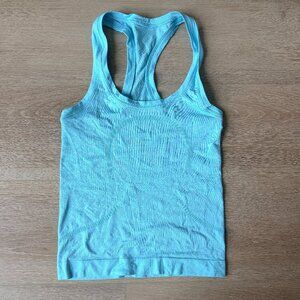 Lululemon Light Blue Racerback Athletic Tank Top Size 2